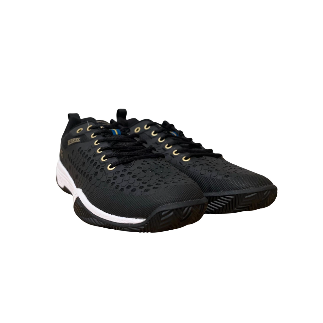 Salming Rebel Black Female All Court Shoe. Padel & Pickleball